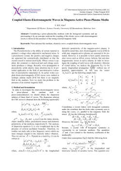 Coupled Elasto-Electromagnetic Waves in Magneto-Active Piezo-Plasma Media