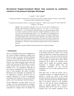 Non-thermal Doppler-broadened Balmer lines produced by exothermic reactions in low-pressure hydrogen discharges