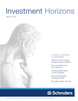 Investment Horizons