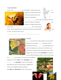 Mythology - Icarus and Daedalus