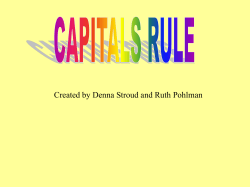 Capitalization power point 2
