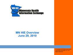 Health Information Exchange Opportunities