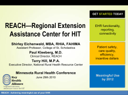 Finding EHR/HIT Opportunities and Support