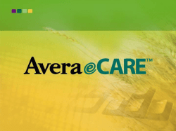 Avera eEmergency and eConsult: A Telehealth Solution for Rural Access to Specialty Care