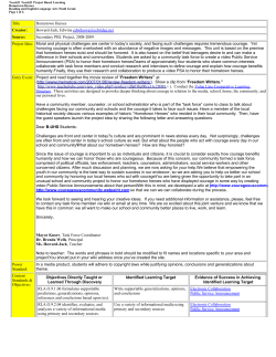 Project - Hometown Heroes