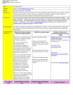 Project - Living the Dream