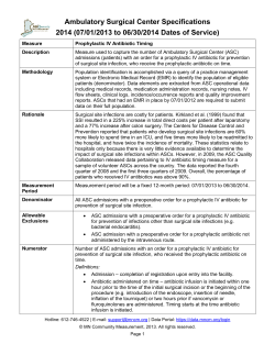 Ambulatory Surgical Center Measure Specifications Referenced in Appendix C (PDF: 114KB/4 pgs)