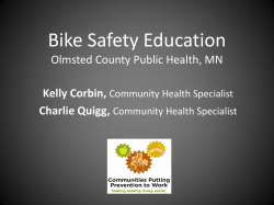 3. Integrating Bicycle Education Curriculum into Active Living Policy, Systems and Environmental Change Initiatives