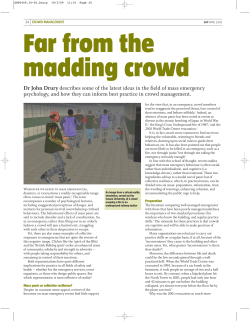 Far from the madding crowd.