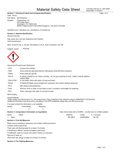 Material Safety Datasheet 25143 (PDF)
