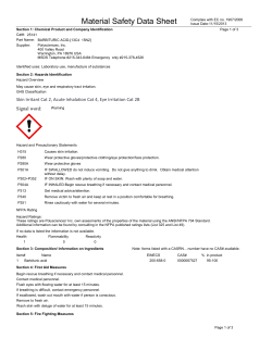 Material Safety Datasheet 25141 (PDF)