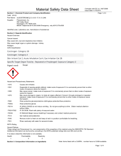 Material Safety Datasheet 25133 (PDF)