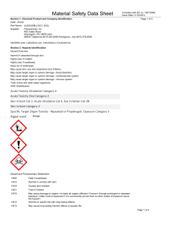 Material Safety Datasheet 25130 (PDF)