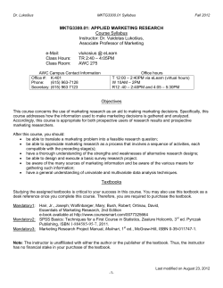 MKTG - 3300&nbsp;&nbsp;&nbsp;&nbsp;&nbsp;&nbsp;&nbsp;&nbsp;&nbsp;&nbsp;&nbsp;&nbsp;&nbsp;&nbsp;&nbsp;&nbsp;&nbsp;