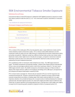 904 - Environmental Tobacco Smoke Exposure (PDF)