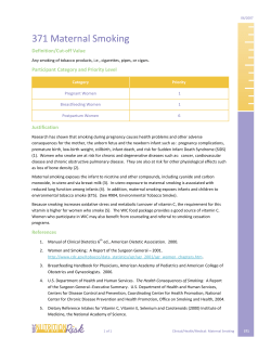 371 - Maternal Smoking (PDF)