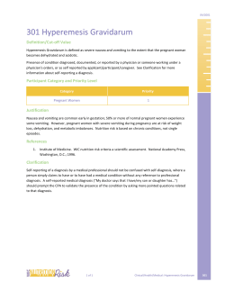 301 - Hyperemesis Gravidarum (PDF)