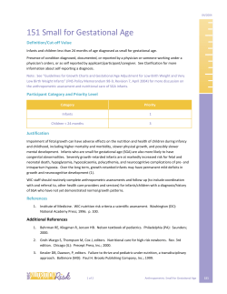 151 - Small for Gestational Age (PDF)