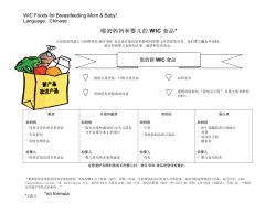 Chinese: WIC Foods for Fully Breastfeeding Mom and Baby (PDF: 118KB/1 page)