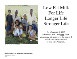 Low Fat Milk for Life - Poster (PDF: 401KB/1 page)
