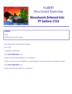 Bloodwork Entered into PF before CGS (PDF: 191KB/2 pages)