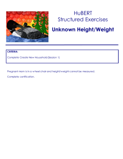 Unknown Height/Weight (PDF: 190KB/2 pages)