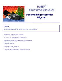 Documenting Income for Migrants (PDF: 258KB/2 pages)