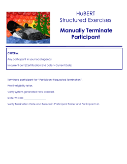 Manually Terminate Participant (PDF: 197KB/2 pages)