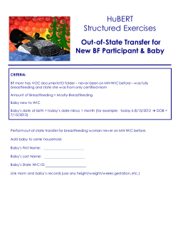 Out-of-State Transfer for New BF Participant & Baby (PDF: 191KB/2 pages)