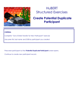Create Potential Duplicate Participant (PDF: 191KB/2 pages)