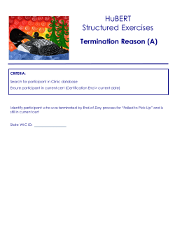 Termination Reason (PDF: 191KB/2 pages)