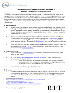 Click here for the ITS Purchasing Support Standard.