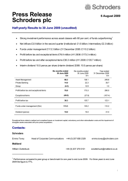 interim report 2009 pr