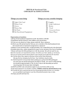 Check List/Expectations