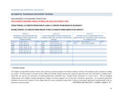 Automotive Technology/Dealership Training