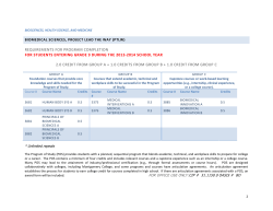 Biomedical Sciences