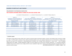 Academy of Hospitality and Tourism,