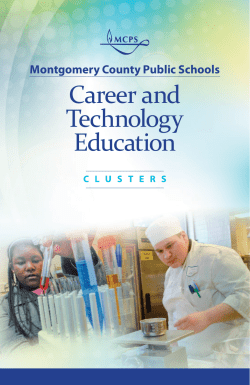 Career and Technology Education Cluster Brochure