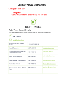 Key Travel user guide [PDF 268.28KB]