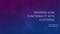 Inferring Gene Functionality