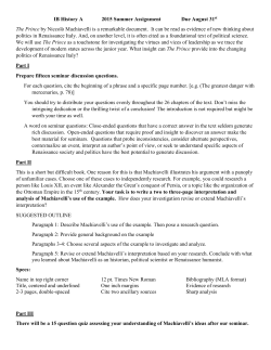 2015 IB History A