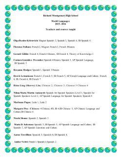 List of World Languages Teachers