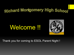 BACK-TO-SCHOOL INFORMATIONAL POWER POINT PRESENTATION