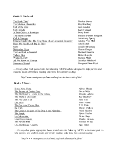 Grade 9 On-Level Book Recommendations