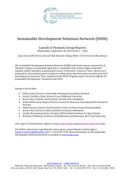 New IGE codirector, Hirokazu Yoshikawa, presents the UN Sustainable Development Solutions Network report on education at Columbia.
