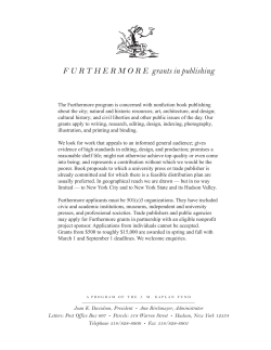 J. M. Fund Furthermore Publishing