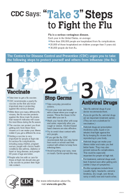 'Take 3 Steps' to Fight the Flu