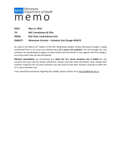 Alimentum Formula -- Container Size Change UPDATE (PDF)