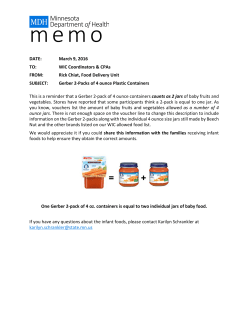 Gerber 2-Packs of 4 ounce Plastic Containers (PDF)