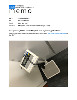 Adult/Child Scales Available from Hennepin County (PDF)